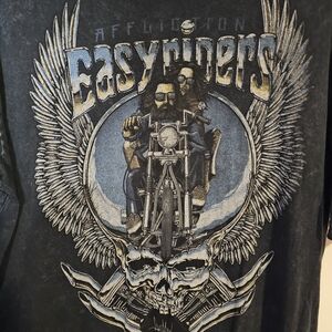 Affliction Easy Riders David Mann mens short sleeve shirt 3xl